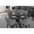 Stół okrągły 110 cm w stylu LOFT nogi pająk metal OMEGA jesion